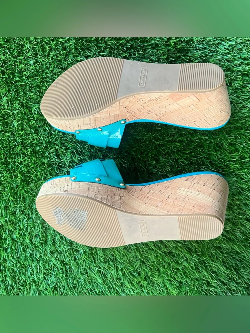 Blue coach wedge